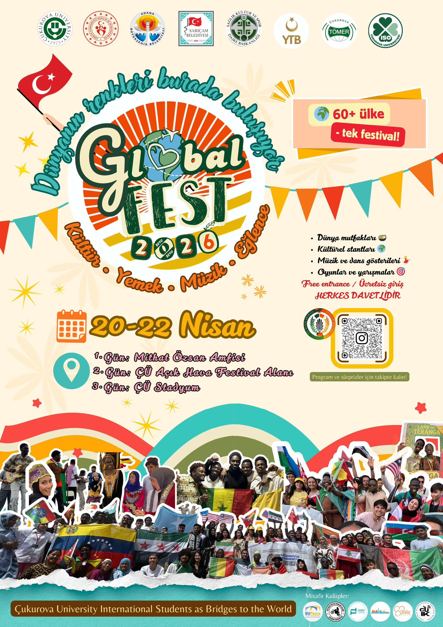 Uluslararası Öğrenci Festivaline Davetlisiniz!